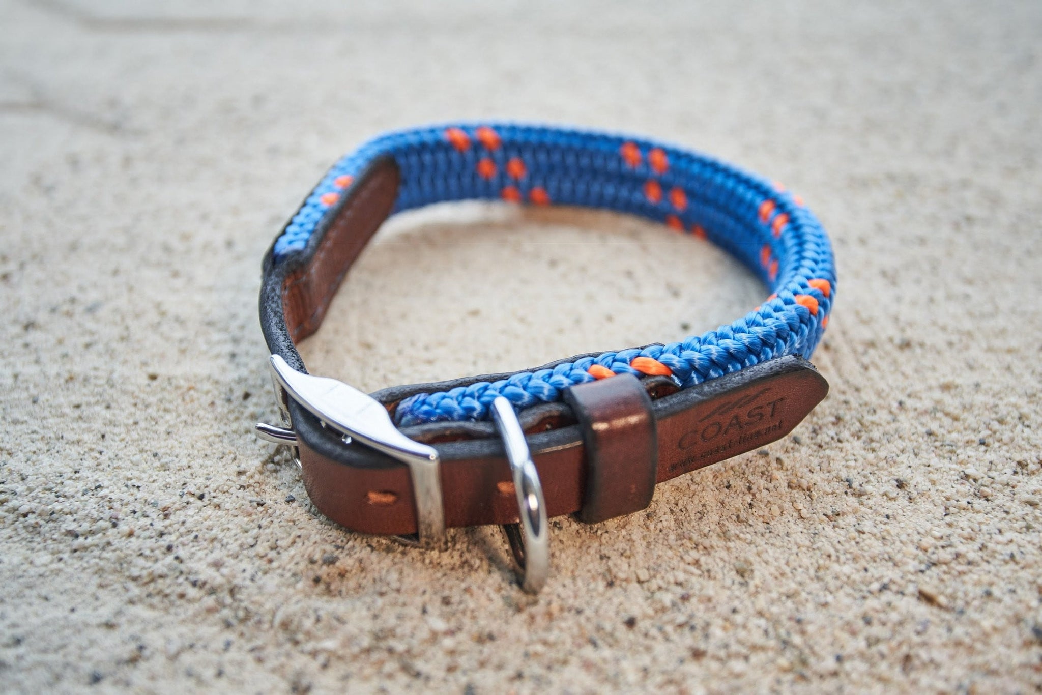 coast-line-2 - Rope & Leather Collar - Collar